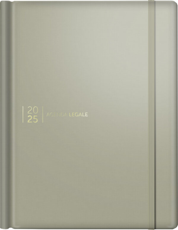 Agenda Legale Personalizzabile 2025 Silk Gray con App Agenda Legale PRO