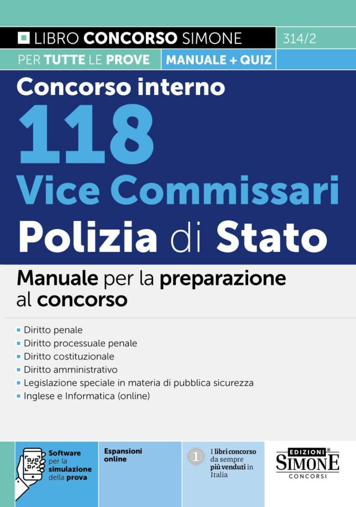 Concorso Vice commissari Polizia