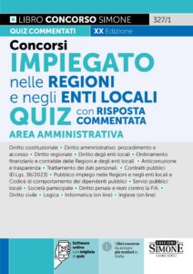 Concorsi Impiegato negli Enti Locali - Quiz con risposta commentata - Area Amministrativa - 327/1