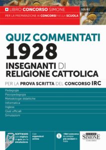 Concorso IRC 1928 Insegnanti di Religione - Quiz - 526/R1