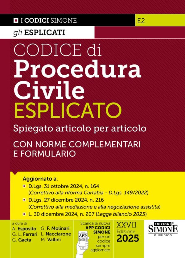 Codice di Procedura Civile spiegato per articolo