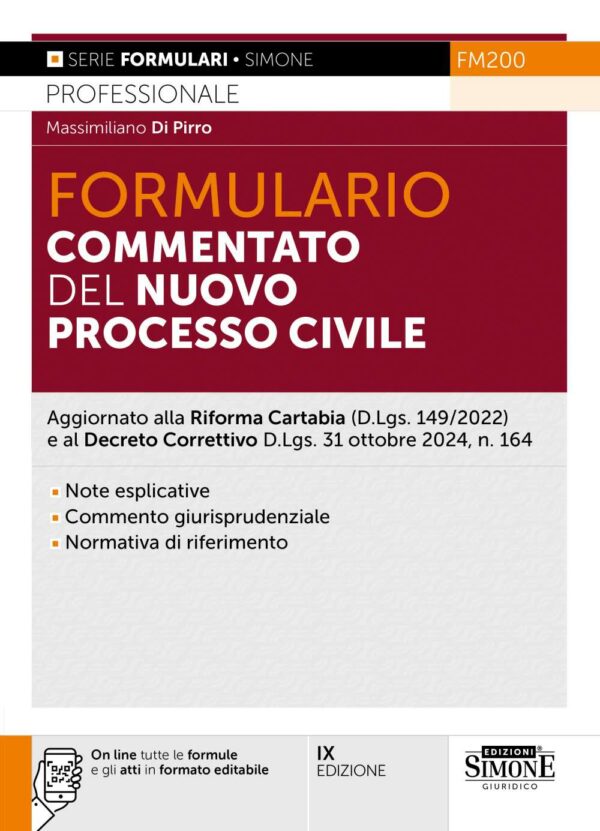 Formulario Commentato del Processo Civile - FM200