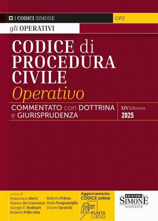 Codice di Procedura Civile Operativo - OP2