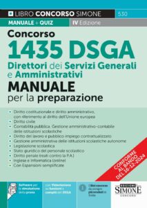 Concorso 1435 DSGA Direttore dei Servizi Generali e Amministrativi - Manuale - 530