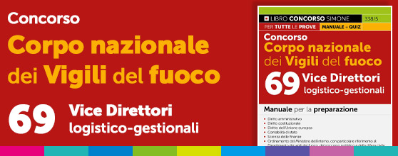 Concorso Vigili del fuoco 69 Vice Direttori