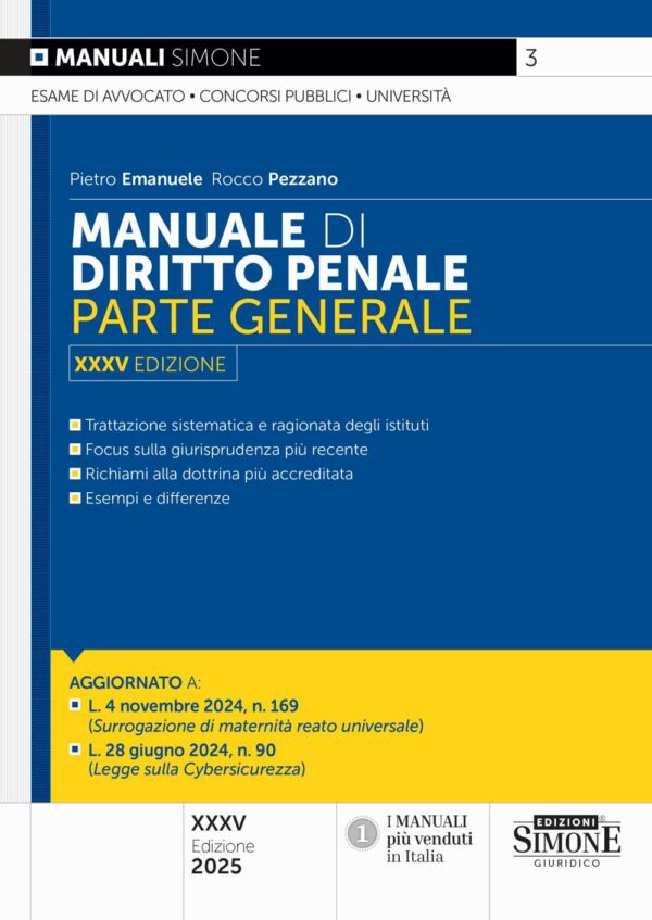 Manuale di Diritto Penale 2025