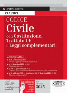 Codice Civile con Costituzione, Trattato UE e leggi complementari - 504