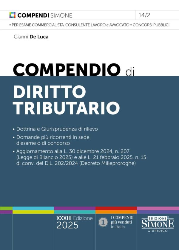 Compendio di Diritto Tributario - 14/2