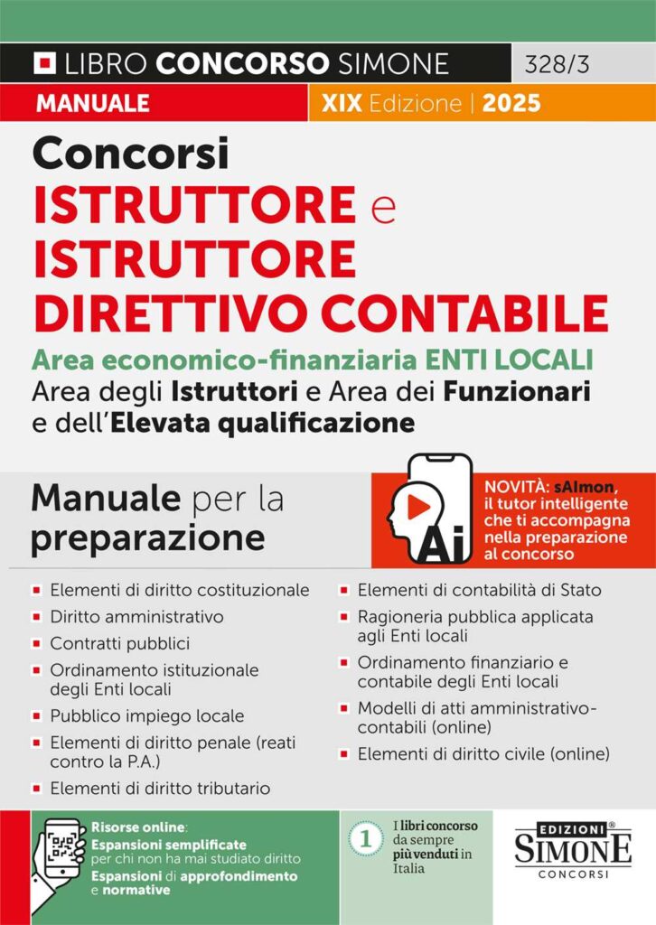 Concorsi Istruttore e Istruttore Direttivo Contabile Enti Locali