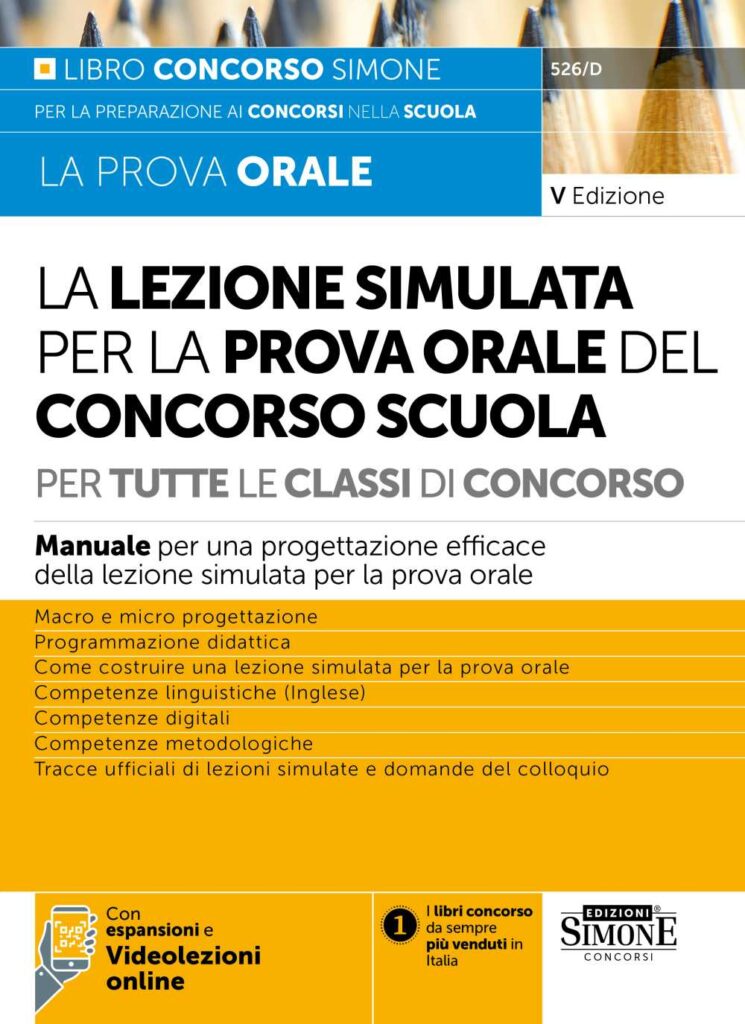 Lezione Simulata prova orale concorso scuola 2025