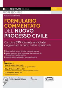 Formulario commentato del nuovo processo civile 2025
