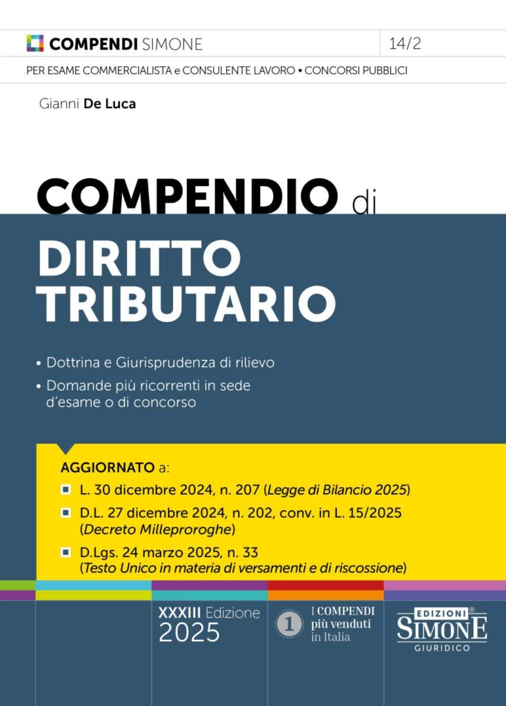 Compendio di Diritto Tributario 2025