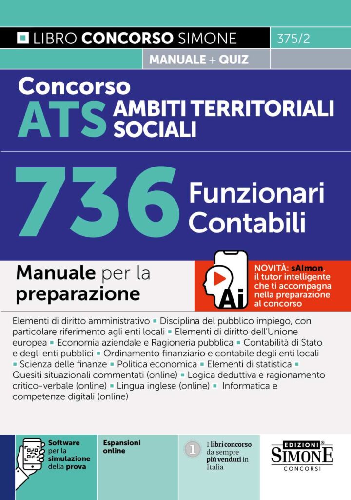 Manuale Concorso ATS Ambiti Territoriali Sociali 873 Funzionari Amministrativi