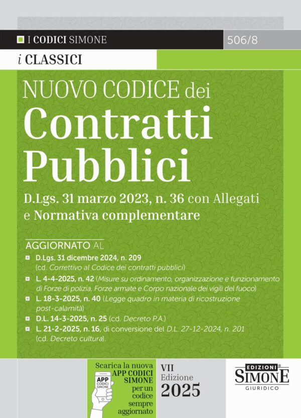 Codice dei contratti pubblici 2025