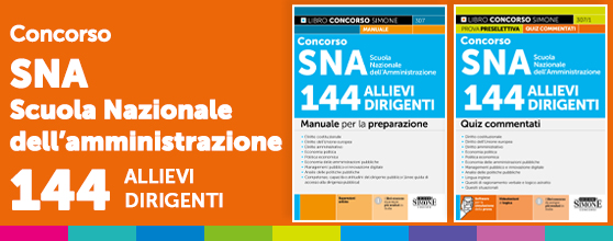 Concorso SNA 2025 per 144 Allievi Dirigenti