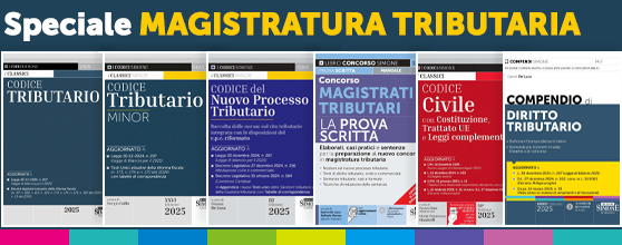 Libri per il Concorso in Magistratura Tributaria 2025
