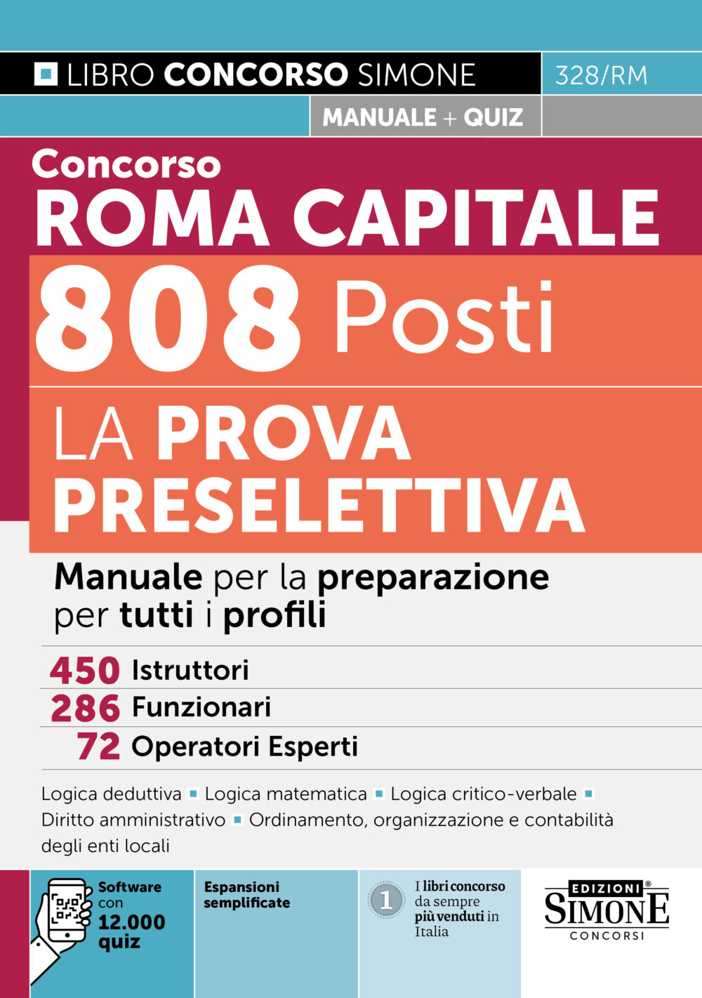 Concorso Roma Capitale 808 Posti - La prova preselettiva - 328/RM
