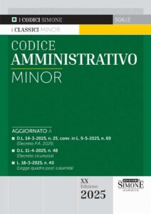 Codice Amministrativo Minor in formato pocket tascabile