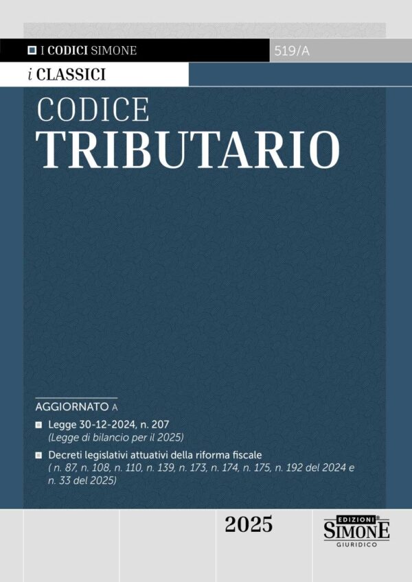 Codice Tributario - 519/A