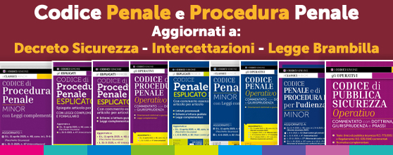 Libri di penale sul Pacchetto Sicurezza Codice penale e procedura