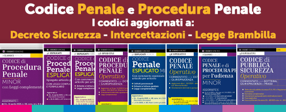 I codici aggiornati al nuovo Decreto Sicurezza