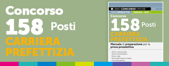Concorso 158 Posti Carriera Prefettizia