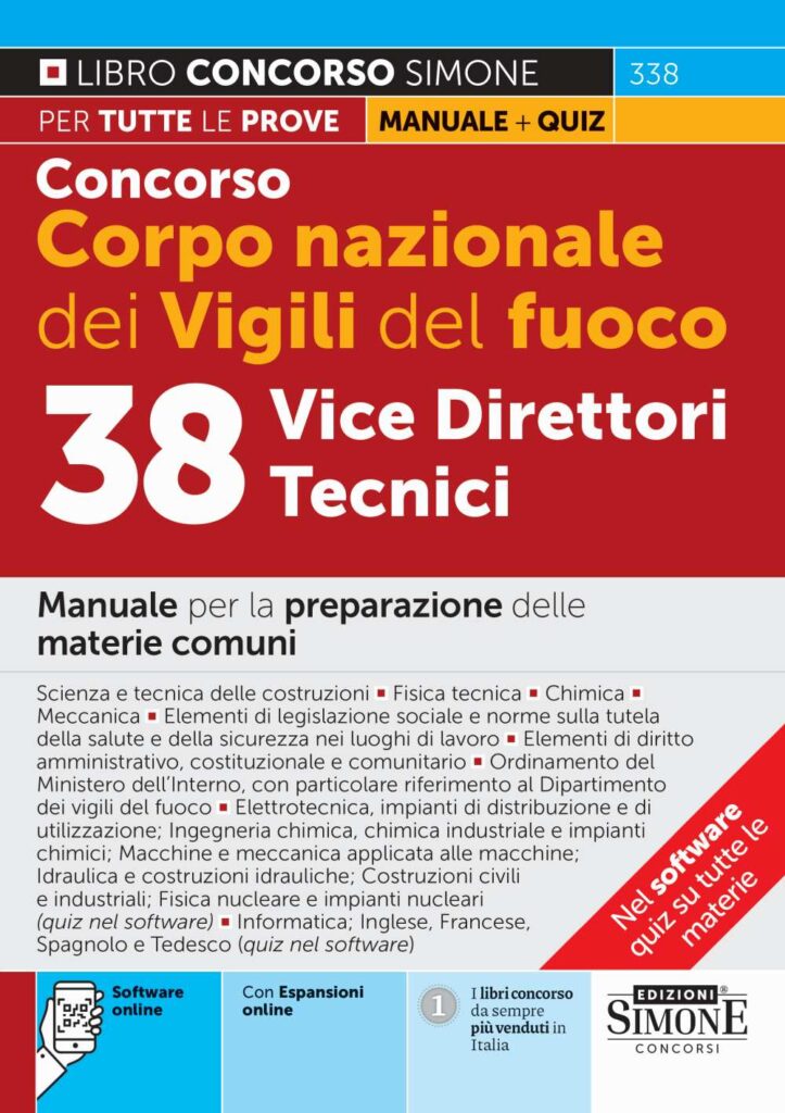Manuale Concorso Direttori Tecnici Vigili del Fuoco 2025