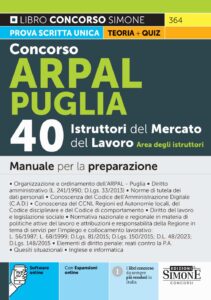 Concorso Arpal Puglia 40 Istruttori del Mercato del Lavoro - Area degli istruttori - Manuale - 364