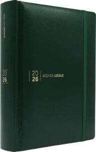 Agenda legale verde scuro Simone 2026