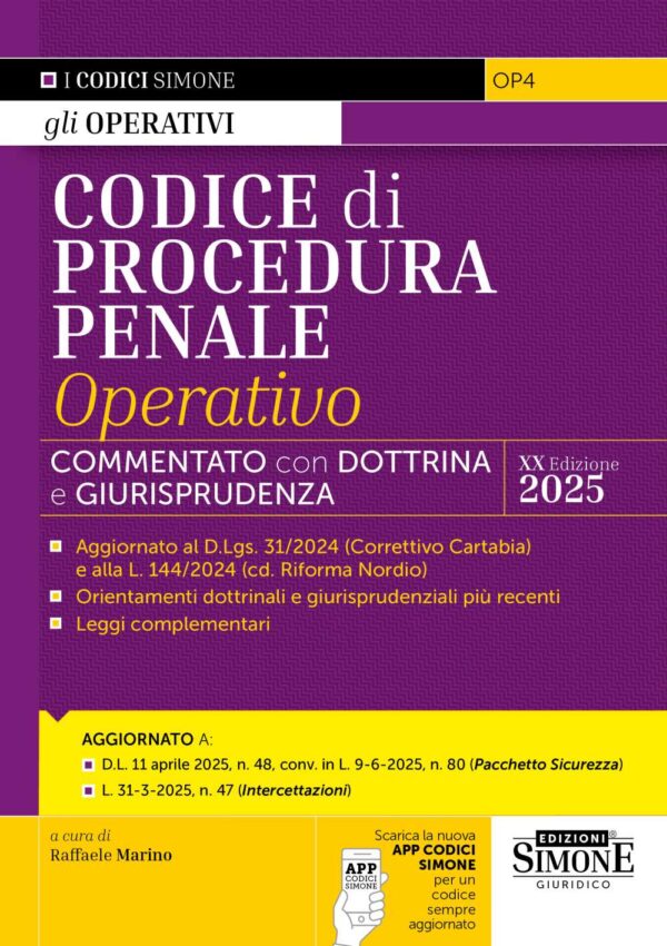 Codice di Procedura Penale Operativo - OP4
