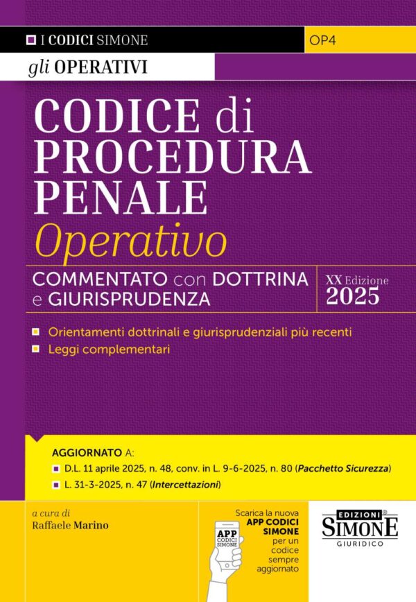 Codice di Procedura Penale Operativo - OP4