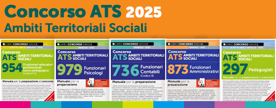 Manuali Concorso ATS Ambiti Territoriali Sociali Edizioni Simone