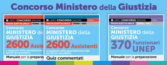 Libri Concorso Assistenti al Ministero della Giustizia