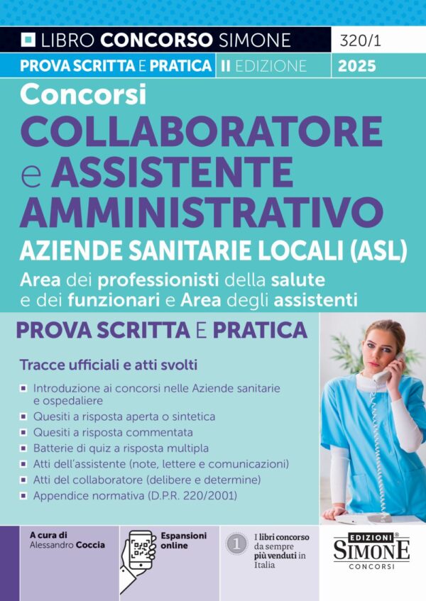 Concorsi Collaboratore e Assistente Amministrativo Aziende Sanitarie Locali (ASL)
