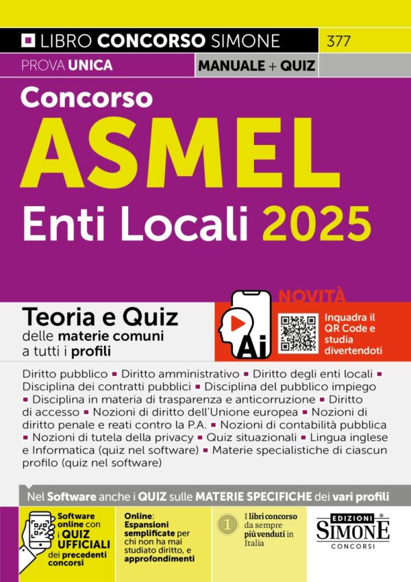 Manuale Concorso ASMEL Enti Locali 2025 - 377