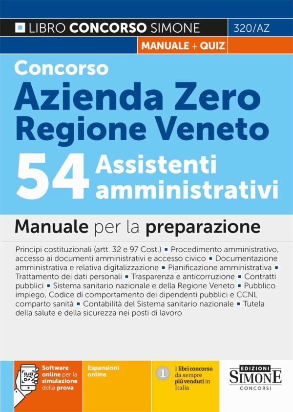 manuale concorso azienda zero veneto 54 assistenti amministrativi