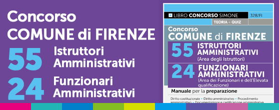 Manuale concorso Amministrativi al Comune di Firenze