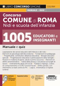 Concorso Comune di Roma Nidi e scuola dell'infanzia - 1005 Educatori e Insegnanti - Manuale - 335/RM