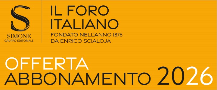 Abbonamento Foro Italiano 2026