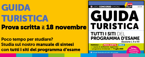 Prova scritta Concorso di Abilitazione Guida Turistica