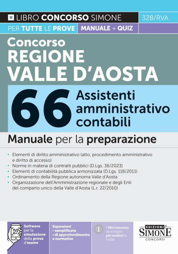 Concorso Regione Valle d’Aosta 66 Assistenti amministrativo contabile