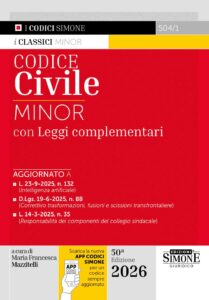 Codice Civile Minor con leggi complementari