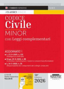 Codice Civile Minor con leggi complementari
