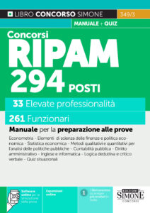 Concorsi RIPAM 294 Posti - 33 Elevate professionalità - 261 Funzionari