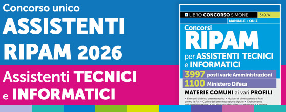 Manuale concorso assistenti tecnici e informatici RIPAM e Ministero della Difesa Manuale concorso assistenti tecnici e informatici RIPAM e Ministero della Difesa