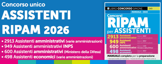 Manuale unico Concorso assistenti RIPAM 2026 Manuale unico Concorso assistenti RIPAM 2026
