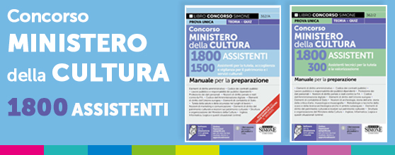 Manuali concorso al Ministero della Cultura 2026 per 1800 assistenti diplomati Manuali concorso al Ministero della Cultura 2026 per 1800 assistenti diplomati