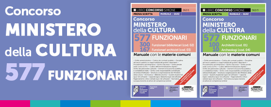 Banner Ministero cultura 577 Funzionari Banner Ministero cultura 577 Funzionari