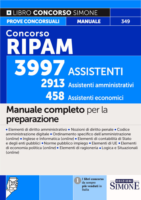 Concorso Ripam - 3997 Assistenti: 2913 Assistenti amministrativi - 458 Assistenti economici