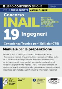 Manuale concorso 19 ingegneri INAIL CTE Consulenza tecnica edilizia